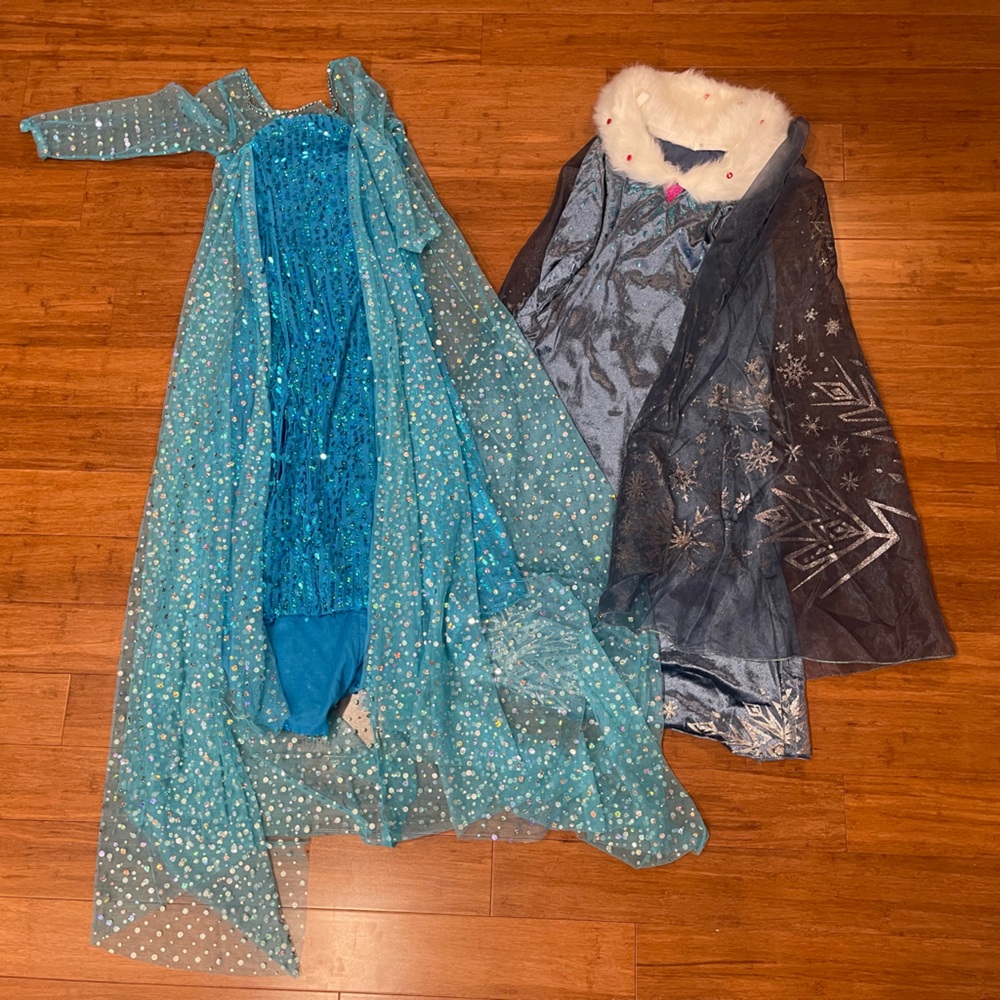 Little girl dress up dresses size 5-8yr old